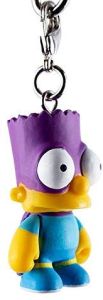 Kidrobot Vinyl Mini Figure - Simpsons Keychain Crap-Tacular - Bartman 3/24