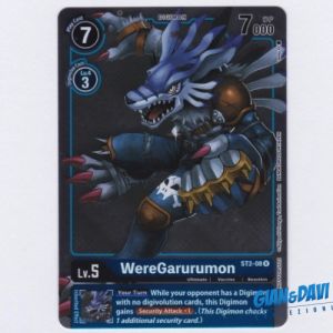 BanDai Digimon Card Game - Tournament Kit Vol.2 - ST2-08 R ALT WereGarurumon Holo