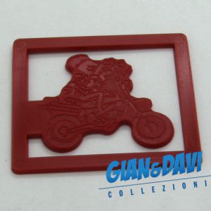 MB-GD-CA Segnalibi Clip PMB Moto Sagomata Rosso