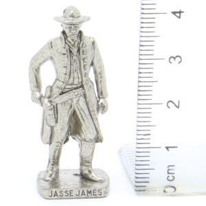 Ü-Ei Soldatini Metallfiguren Beruhmte Westmanner I 08 Jasse James Chrome Dark