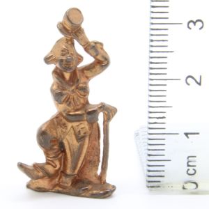 Ferrero Kinder Ü-Ei Soldatini Metallfiguren Clown 1 Rudolfo Kupfer Light