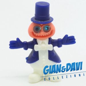 Ferrero Kinder Ü-Ei - Steckfiguren Frackmänchen 1984 Blau Rosa Gesicht A