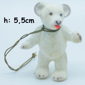 Animale Floccato anni 50/60 - Orso Bianco
