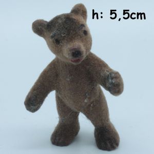 Animale Floccato anni 50/60 - Orso Marrone