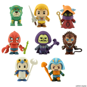 MOTU Masters Of The Universe gomee Figurine Eraser Complete Sat 8pc