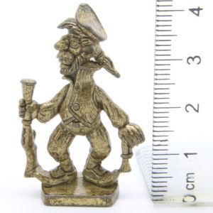 Ferrero Kinder Ü-Ei Soldatini Metallfiguren Groteske Piraten - 3/8 - Messing