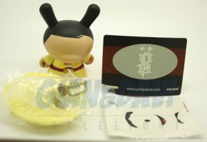 Kidrobot Vinyl Mini Figure - Dunny Azteca 2 - White El Mariachi 1/25