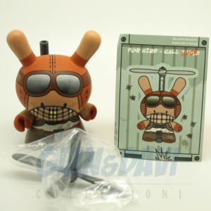 Kidrobot Vinyl Mini Figure - Dunny Post Apocalypse - CopterBoy 3/32