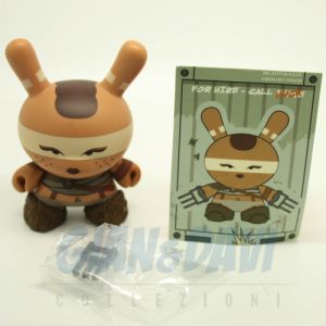 Kidrobot Vinyl Mini Figure - Dunny Post Apocalypse - Feral Girl 3/32