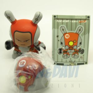 Kidrobot Vinyl Mini Figure - Dunny Post Apocalypse - UTMC Heavy Trooper Enclave 13 Standard 1/16