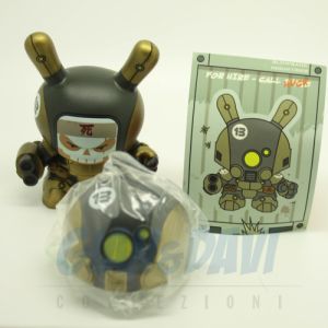 Kidrobot Vinyl Mini Figure - Dunny Post Apocalypse - UTMC Heavy Trooper Sgt Vasquez 1/16
