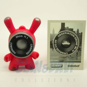 Kidrobot Vinyl Mini Figure - Dunny Series 2013 Side Show - Observation Drone Pink 1/40
