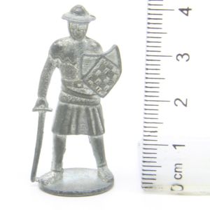 Ferrero Kinder Ü-Ei Soldatini Metallfiguren Krieger 1-12 Jh - 4 Eisen Opaque