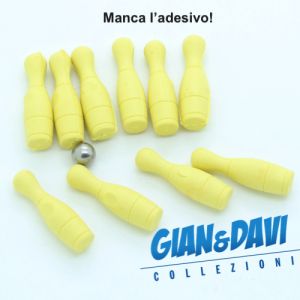 B-MB-B Il Gioco del Bowling Giallo NO Adesivi