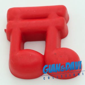 MB-G-MU Nota Musicale Doppia Rossa