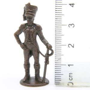 Ferrero Kinder Ü-Ei Soldatini Metallfiguren Napoleonische Soldaten 1 Bruniert