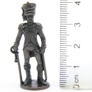Ferrero Kinder Ü-Ei Soldatini Metallfiguren Napoleonische Soldaten 2 Bruniert