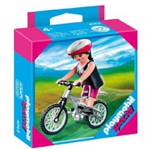 Playmobil 4743 Ragazza In Mountain Bike