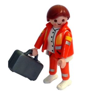 Playmobil Serie 4 Figures 5285 Girl 07 Pronto Soccorso