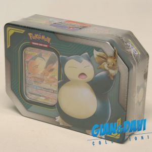PKM_TCG_BB IT Eevee & Snorlax GX Tag Team Tin Ferro Sealed
