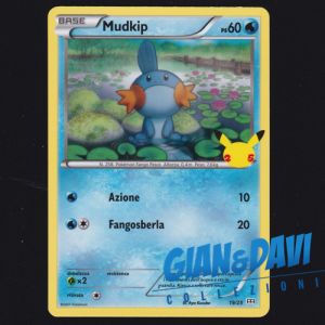 2021 Pokemon Mcdonald's 25th Anniversary ITALIANO 19/25 Mudkip