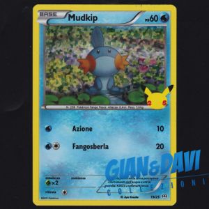 2021 Pokemon Mcdonald's 25th Anniversary ITALIANO 19/25 Mudkip Holo