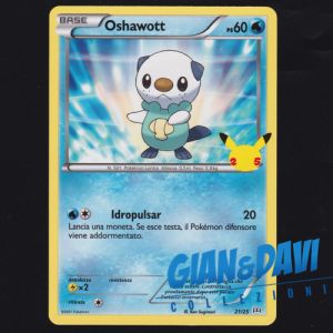 2021 Pokemon Mcdonald's 25th Anniversary ITALIANO 21/25 Oshawott