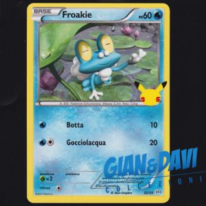 2021 Pokemon Mcdonald's 25th Anniversary ITALIANO 22/25 Froakie