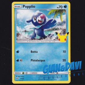 2021 Pokemon Mcdonald's 25th Anniversary ITALIANO 23/25 Popplio