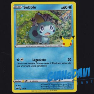2021 Pokemon Mcdonald's 25th Anniversary ITALIANO 24/25 Sobble Holo