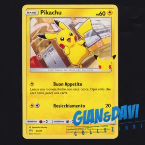 2021 Pokemon Mcdonald's 25th Anniversary ITALIANO 25/25 Pikachu