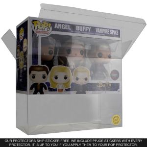 PPJoe 3 Pack (triple) Pop Funko Protector 16.5h x 23w x 11d