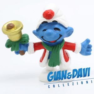 The Smurfs Schleich Prototype Smurf with bell Green Opaque
