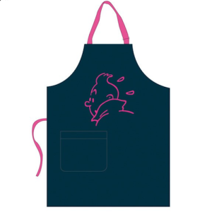 Tintin Vaisselle Tintin & Côté Table 00911069051  Apron – pink embroidery Child size – with pocket