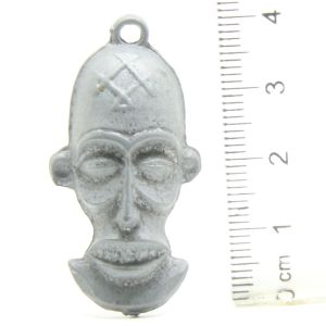 Ü-Ei-MF Metallanhanger Anhanger Afrikanische Maske