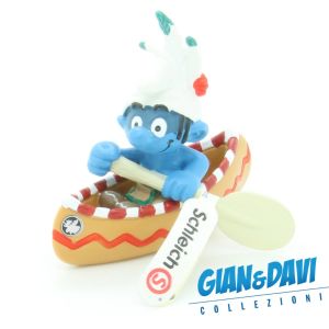 Smurfs Promotional Gatz GA010 Indian Canoa Elk Logo
