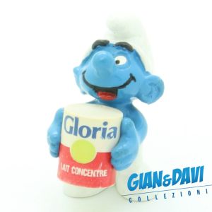 Smurfs Promotional Gloria GL010 LAIT CONCENTRE Muster