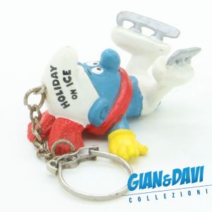 Smurfs Promotional Holiday on Ice HO020 Ice Skater Keyring