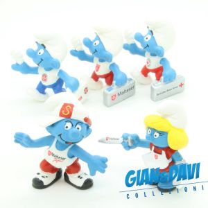 Smurfs Promotional Malteser MA500 Complete Sat 5 Pieces