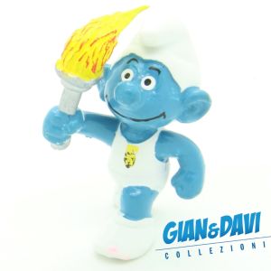 Smurfs Promotional Torchbearer TO010 Belgium olympia emblem A