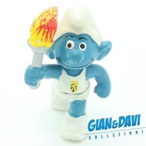 Smurfs Promotional Torchbearer TO010 Belgium olympia emblem C