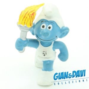 Smurfs Promotional Torchbearer TO010 Belgium olympia emblem F