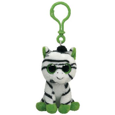 Peluches Peluche Plush Ty Beanie Boos Keyring Zig-Zag 8cm