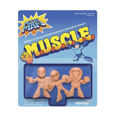 M.U.S.C.L.E. Mega Man - Pack A includes Mega Man, Ice Man, Sniper Joe