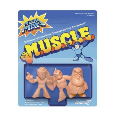 M.U.S.C.L.E. Mega Man - Pack D includes Doctor Light, Bomb Man, Elec Man