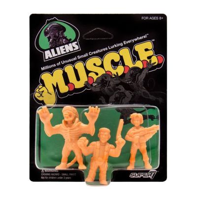 M.U.S.C.L.E. Alien Pack B - Hicks, Alien Warrior Mouth Open, Ripley