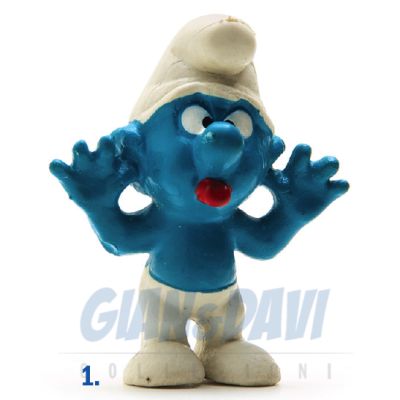 2.0077 20077 Naughty Smurf Puffo Dispettoso 1A