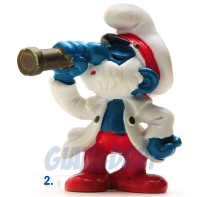 2.0141 20141 Papa Smurf Captain Grande Puffo Capitano 2A