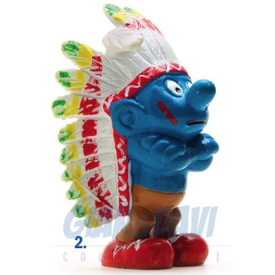 2.0144 20144 Indian Smurf Puffo Indiano 2A
