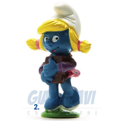 2.0173 20173 Schoolgirl Smurfette Smurf Puffo Puffetta Scolara 2A